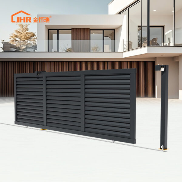 Aluminum Louver Sliding Gate for Privacy - Image 2