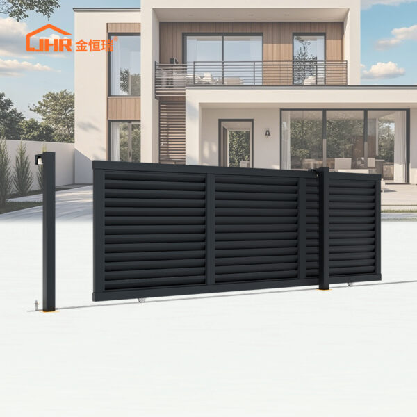 Aluminum Louver Sliding Gate for Privacy - Image 3
