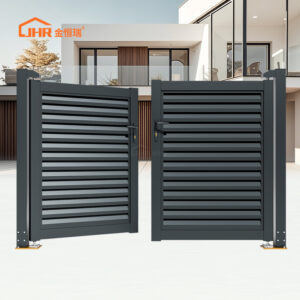 New Product Louvered Style Swing Gates