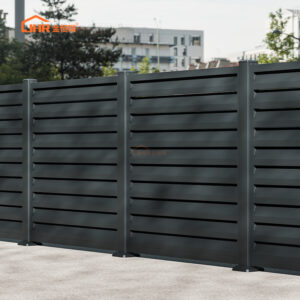 Industrial-Grade Security Louvered Fence