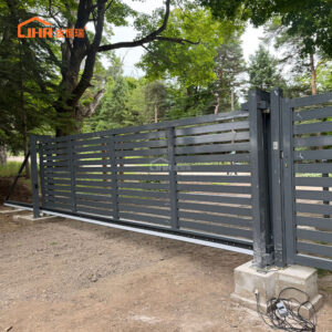 Aluminum Cantilever Gate Sliding System Zero Ground Track Modern