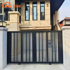 Premium Automatic Aluminum Sliding Gate – Smooth, Quiet Operation with Integrated Security